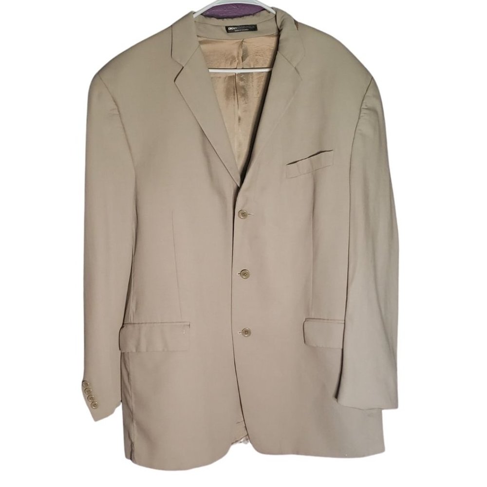 DKNY Essentials 100% wool  XXL Beige Blazer